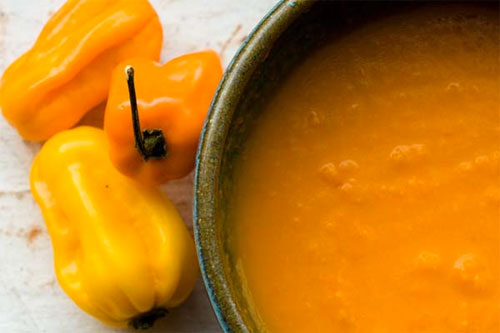Salsa piccante habanero